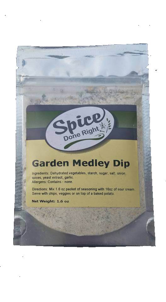 Garden Medley Dip Mix - Spice Done Right
